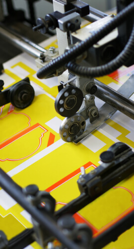 Yellow/black tape abstract pattern